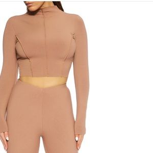 Naked Wardrobe Snatched To The Top size xl color coco